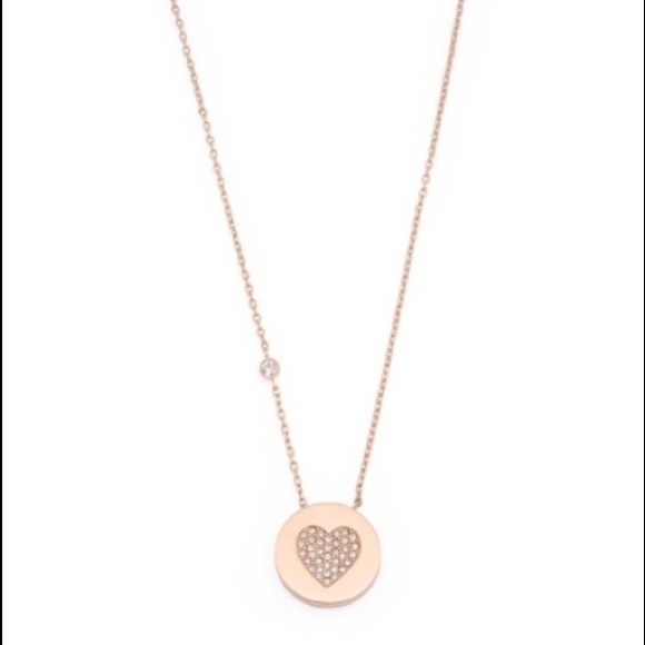 Authentic Michael Kors Rose Gold Necklace NWOT - Picture 1 of 6
